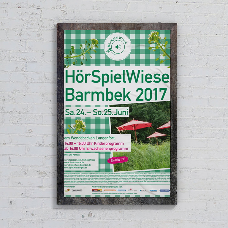 Plakat Hörspielwiese Hamburg-Barmbek