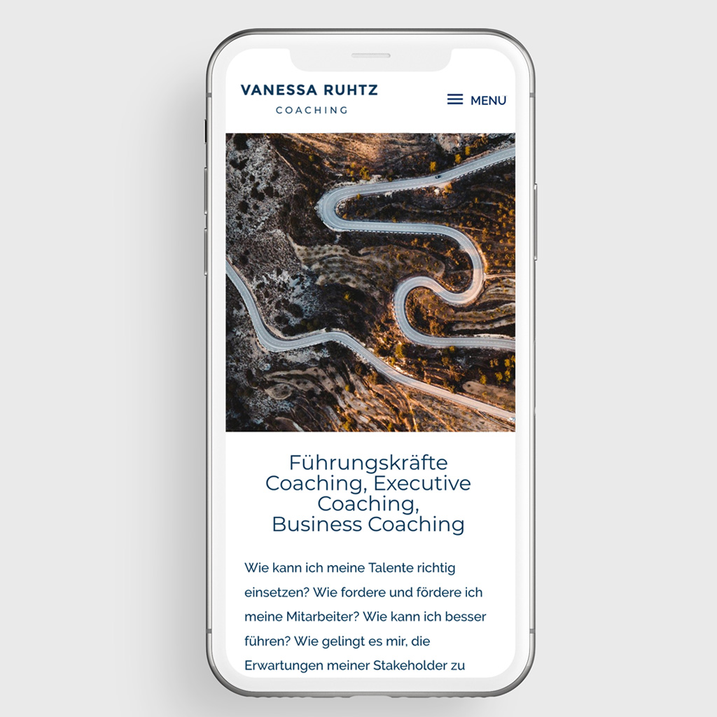 Mobile device | Vanessa Ruhtz, Coaching