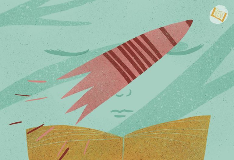 Abbildung Illustration Karte: Neugier und Lernen