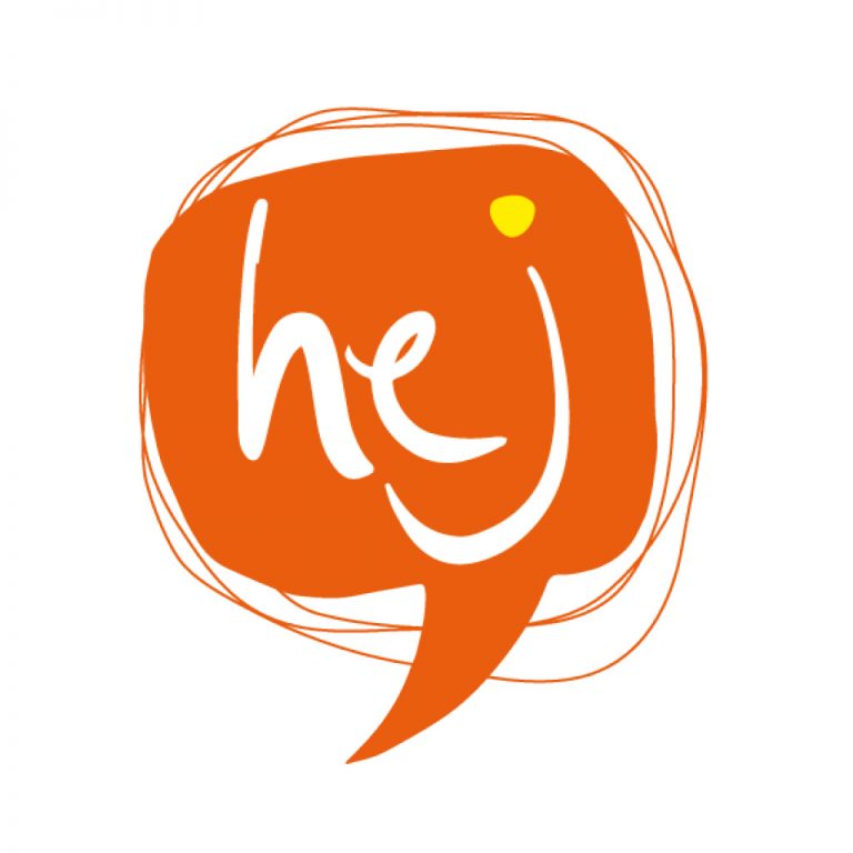 Abbildung des Signets „HEJ“, für das Dialogspiel „HEJ, Erzähl mal!“