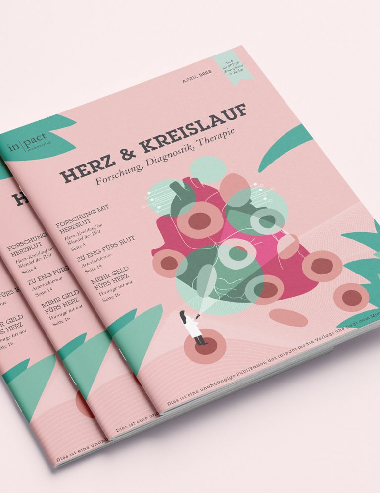 Abbildung Broschürentitel, Editorial Illustration | Thema Medizin
